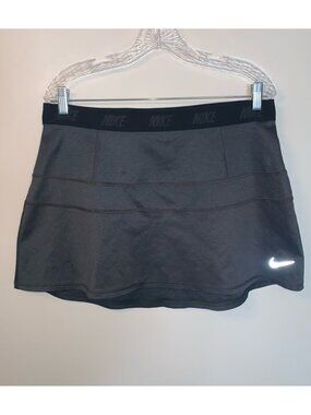 Nike Golf Skirt Mini Grey Black L